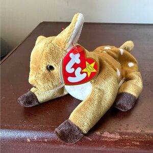 Ty Beanie Baby Whisper the Deer Toy